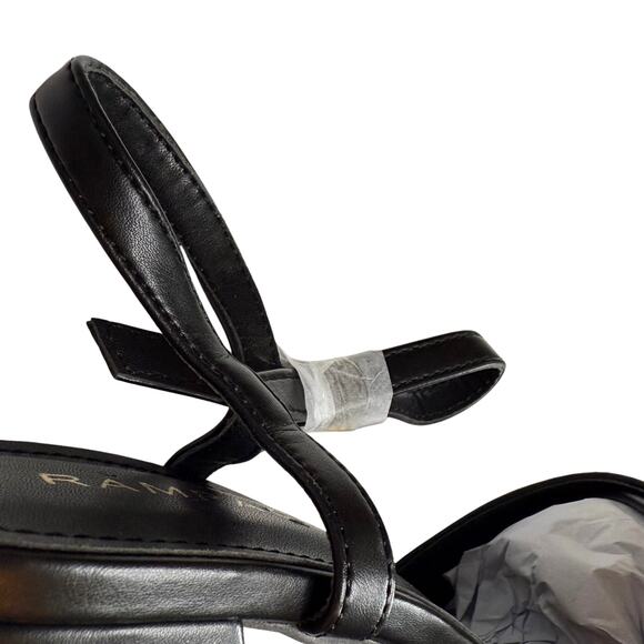 Rampage Open Toe Ankle Strap Patricia Platform Block Heel Sandals Size 8 Black - Picture 10 of 15